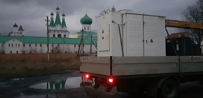 КТП с ТМГ для Свято-Троицкого Александра Свирского монастыря